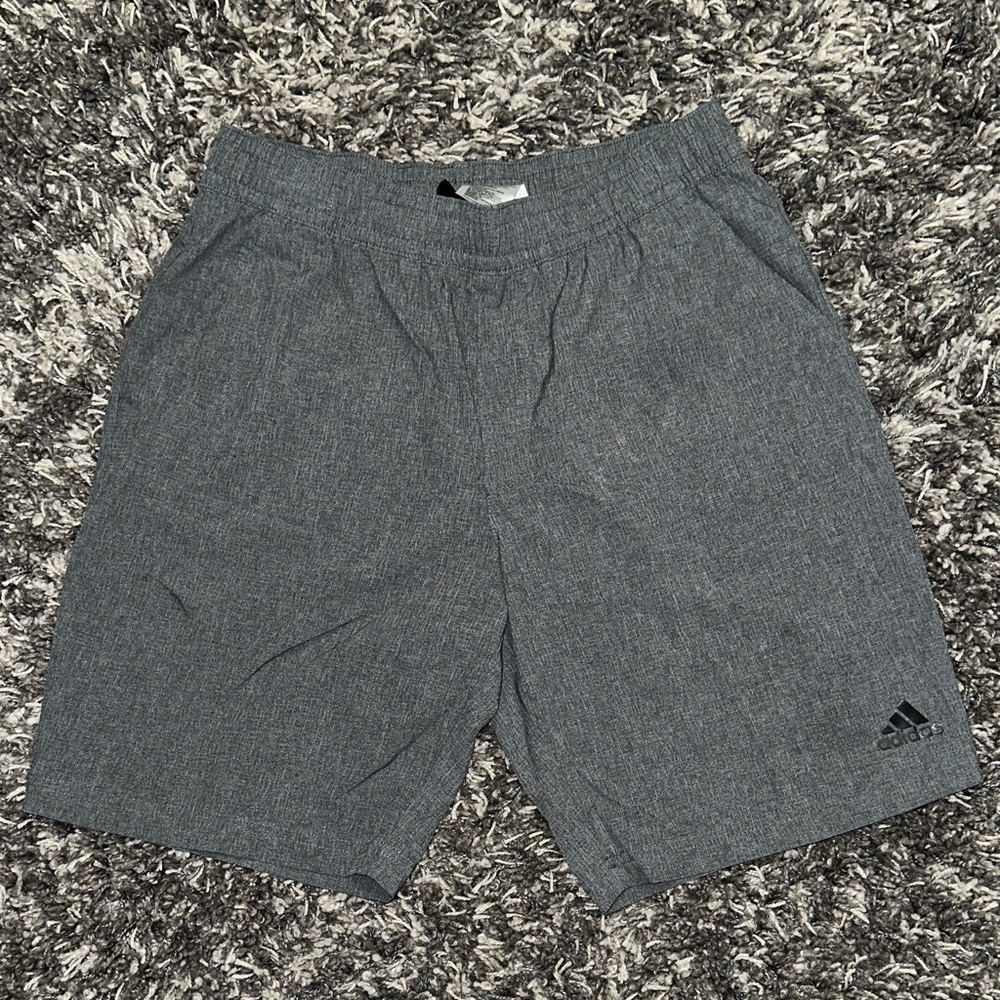 Adidas Men's Heather Gray Athletic Shorts